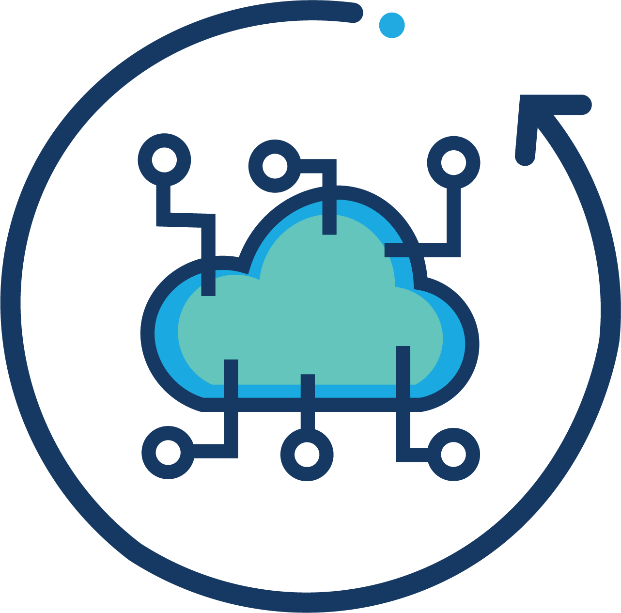 abstract icon for Cloud Native Services